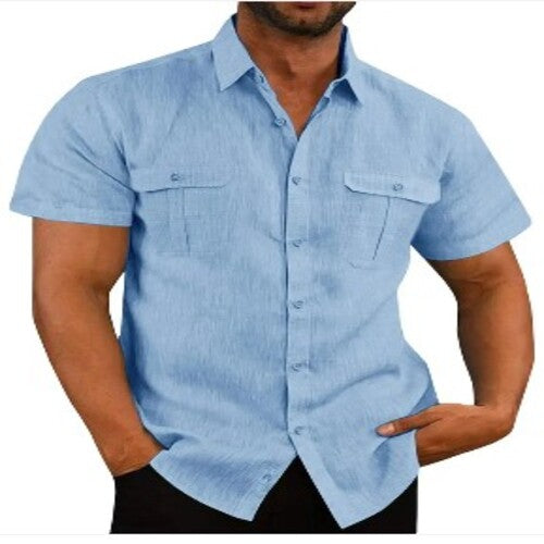 Camicia cotone lino | Uomo